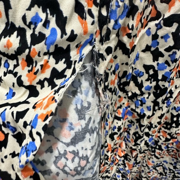 Maaji Floral Maxi Dress - Blue and Orange - Size L - Picture 7 of 8